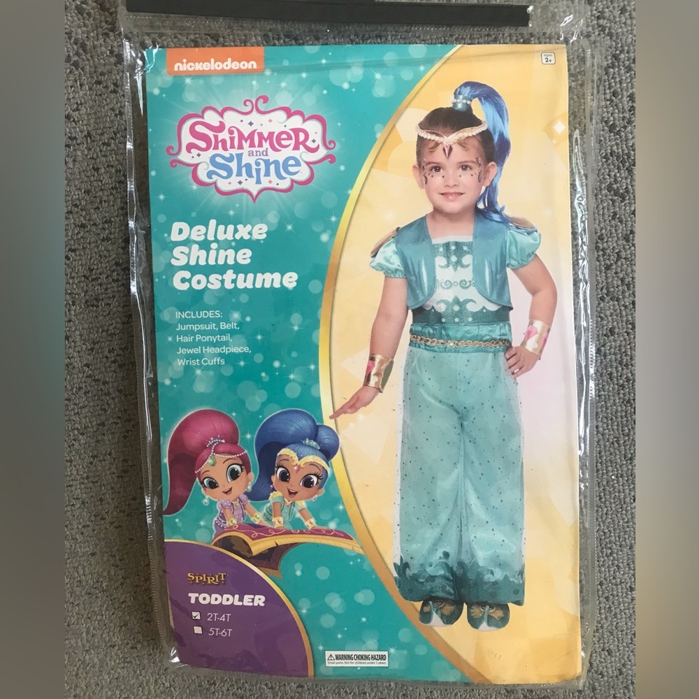Nickelodeon Shimmer and Shine Deluxe Toddler Costume - Teal
